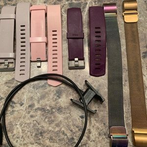 Fitbit Charge 2 bands and charger